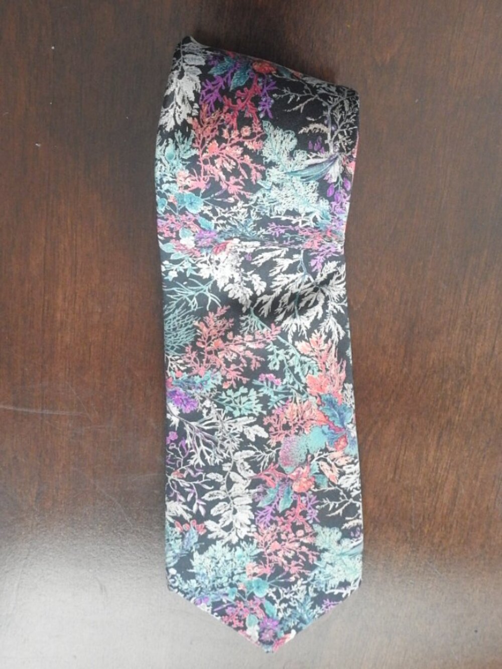 Paul Smith 100% Silk Neck Tie Necktie - lovely natural pattern